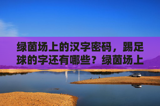 绿茵场上的汉字密码，踢足球的字还有哪些？绿茵场上的足球汉字密码