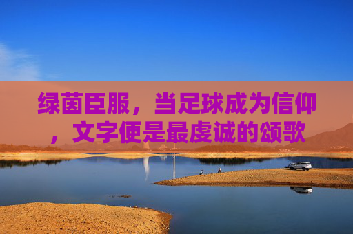 绿茵臣服，当足球成为信仰，文字便是最虔诚的颂歌